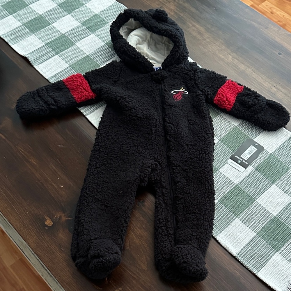 Miami Heat Fuzzy Winter One Piece